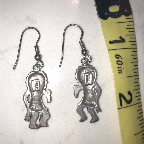 Sterling Silver earrings Native American - Picture 3 of 10